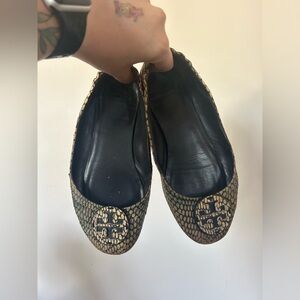 Tory Burch King Cobra Travel Ballet Flat